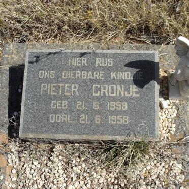 CRONJE Pieter 1958-1958