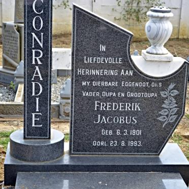 CONRADIE Frederik Jacobus 1901-1993
