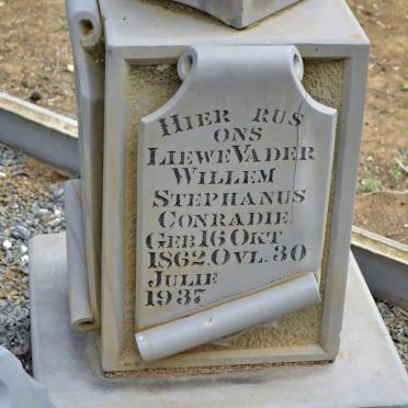 CONRADIE Willem Stephanus 1862-1937