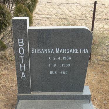 BOTHA Susanna Margaretha 1956-1983