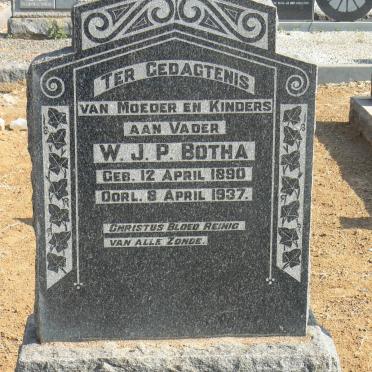 BOTHA W.J.P. 1890-1937