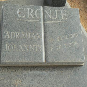 CRONJÉ Abraham Johannes 1909-2001