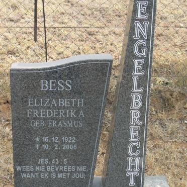 ENGELBRECHT Elizabeth Frederika geb ERASMUS 1922-2006