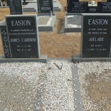 EASTON James Cawdray 1905-1971 &amp; Adelaide ELLIOTT 1907-1973
