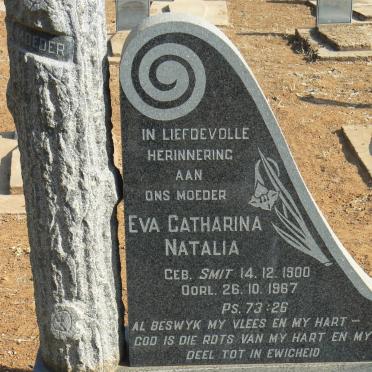 FOURIE Eva Catharina Natalia geb SMIT 1900-1967