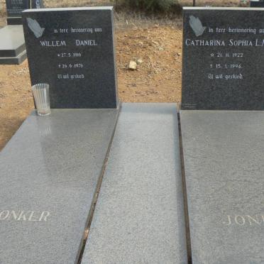 JONKER Willem Daniel 1916-1976 &amp; Catharina Sophia L.M. 1922-1996