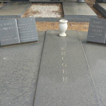 KRUGER Albertus Lambertus 1937-1987 &amp; Maria Theodora Jacoba 1943-     