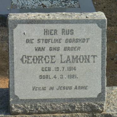 LAMONT George 1914-1921
