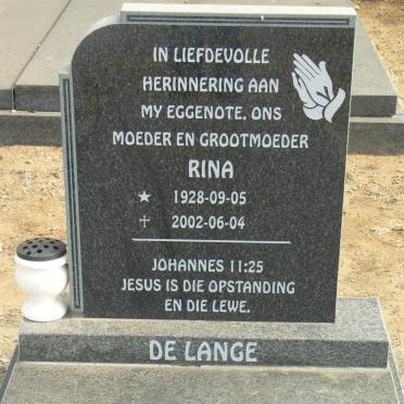 LANGE Rina, de 1928-2002
