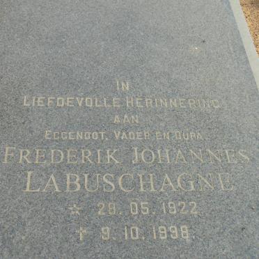 LABUSCHAGNE Frederik Johannes 1922-1998