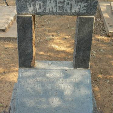 MERWE Martinie Stefanie, v.d. 1956-1959