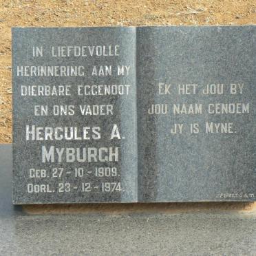 MYBURGH Hercules A. 1909-1974
