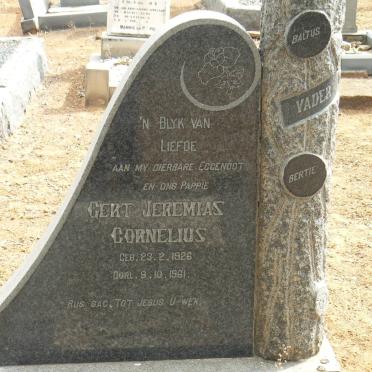 RAUTENBACH Gert Jeremias Cornelius 1926-1961