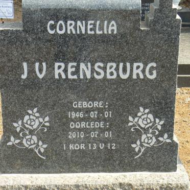 RENSBURG Cornelia, J.v. 1946-2010