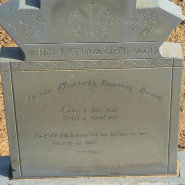 ROSTALL Jacoba Elizabetha Fransiena 1920-1922