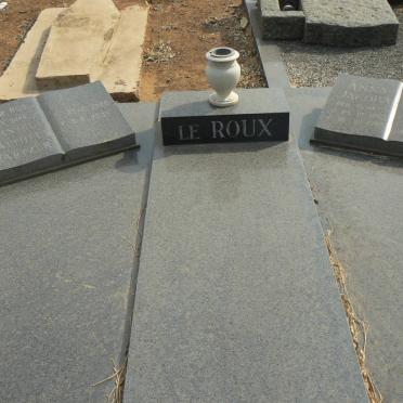 ROUX Daniel Mattheus Martzer, le 1908-2005 &amp; Anna Jacoba SCHOLTZ 1903-1987