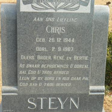STEYN Chris 1944-1967