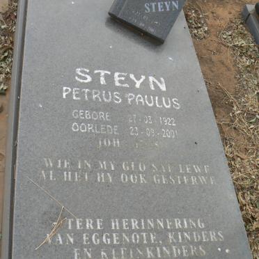 STEYN Petrus Paulus  1922-2001