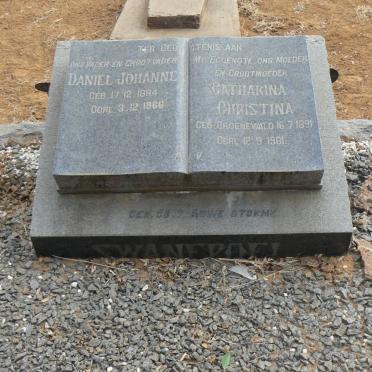 SWANEPOEL Daniel Johannes 1884-1966 &amp; Catharina Christina GROENEWALD 1891-1961