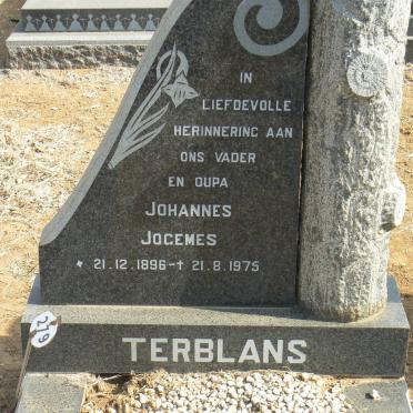 TERBLANS Johannes Jocemus 1896-1975