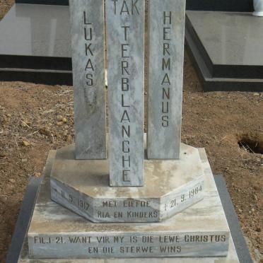 TERBLANCHE Lukas Hermanus 1917-1984