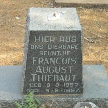 THIEBAUT Francois August 1957-1957