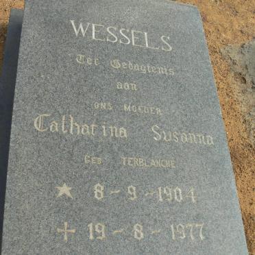 WESSELS Catharina Susanna geb TERBLANCHE 1904-1977