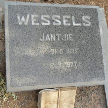 WESSELS Jantjie 1935-1977