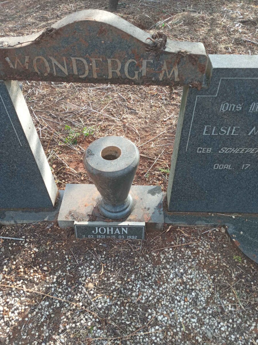 WONDERGEM Elsie nee SCHEEPERS :: WONDERGEM Johan 1931-1992