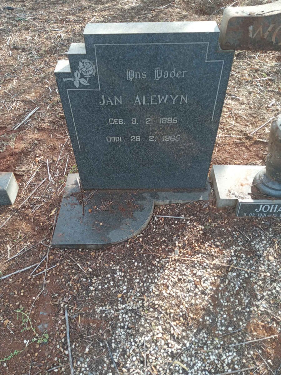 WONDERGEM Jan Alewyn 1895-1965