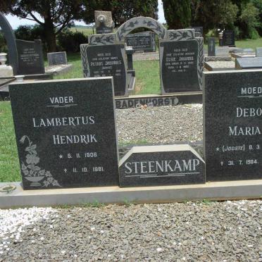 STEENKAMP Lambertus Hendrik 1906-1981 &amp; Debora Maria JOOSTE 1912-1984