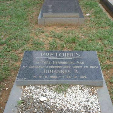 PRETORIUS Johannes B. 1898-1974