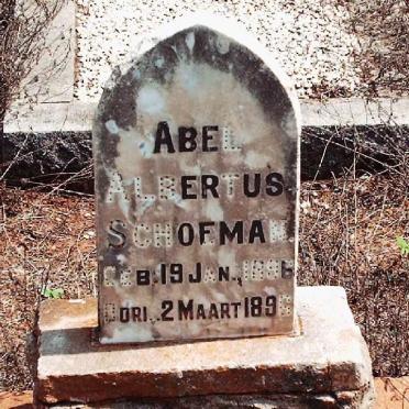SCHOEMAN Abel Albertus 1896-1896