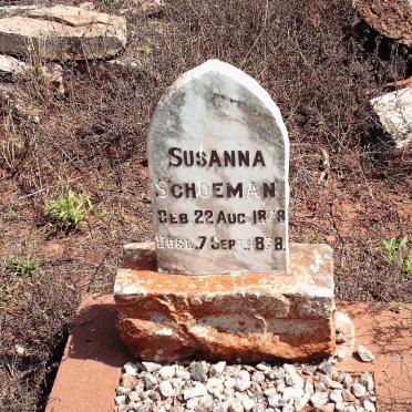 SCHOEMAN Susanna 1878-1878