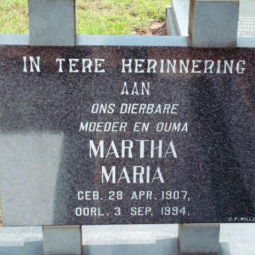 ? Martha Maria 1907-1994
