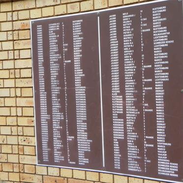 03.  List of names / Naamlys