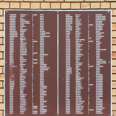 01. List of names / Naamlys