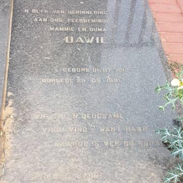 ? Dawie 191?-1991