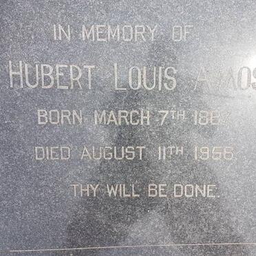 AMOS Hubert Louis 1887-1956
