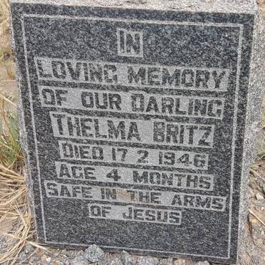 BRITZ Thelma -1946