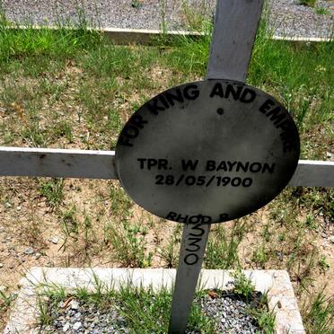 BAYNON W. -1900