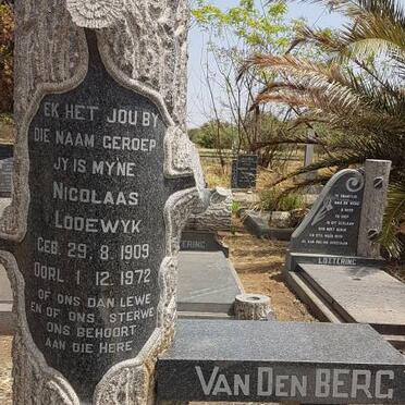 BERG Nicolaas Lodewyk, van den 1909-1972