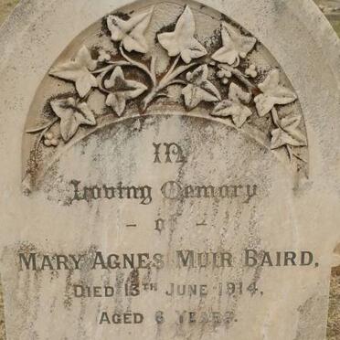 BAIRD Mary Agnes Muir -1914