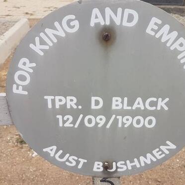 BLACK D. -1900