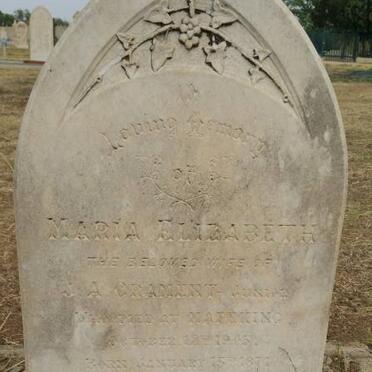 CRAMENT Maria Elizabeth 1871-1905