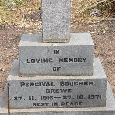 CREWE Percival Boucher 1915-1971