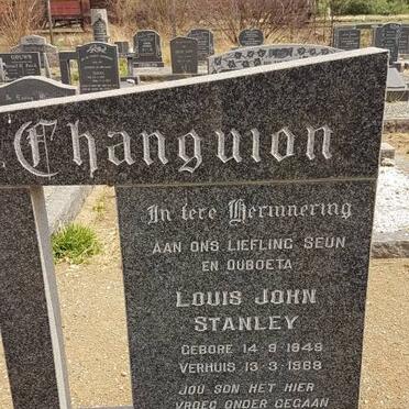 CHANGUION Louis John Stanley 1949-1968