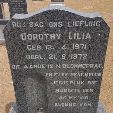 DEYSEL Dorothy Lilia 1971-1972
