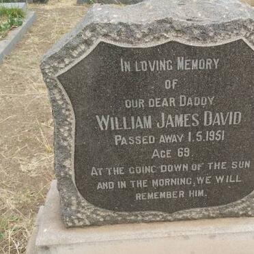 DAVID William James -1951