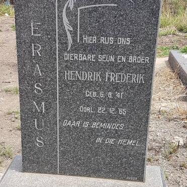 ERASMUS Hendrik Frederik 1941-1965